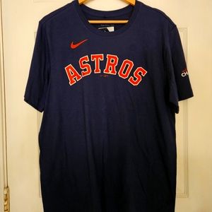Houston Astros Bregman 2022 World Series Champions Nike Men's Large T-shirt NWT